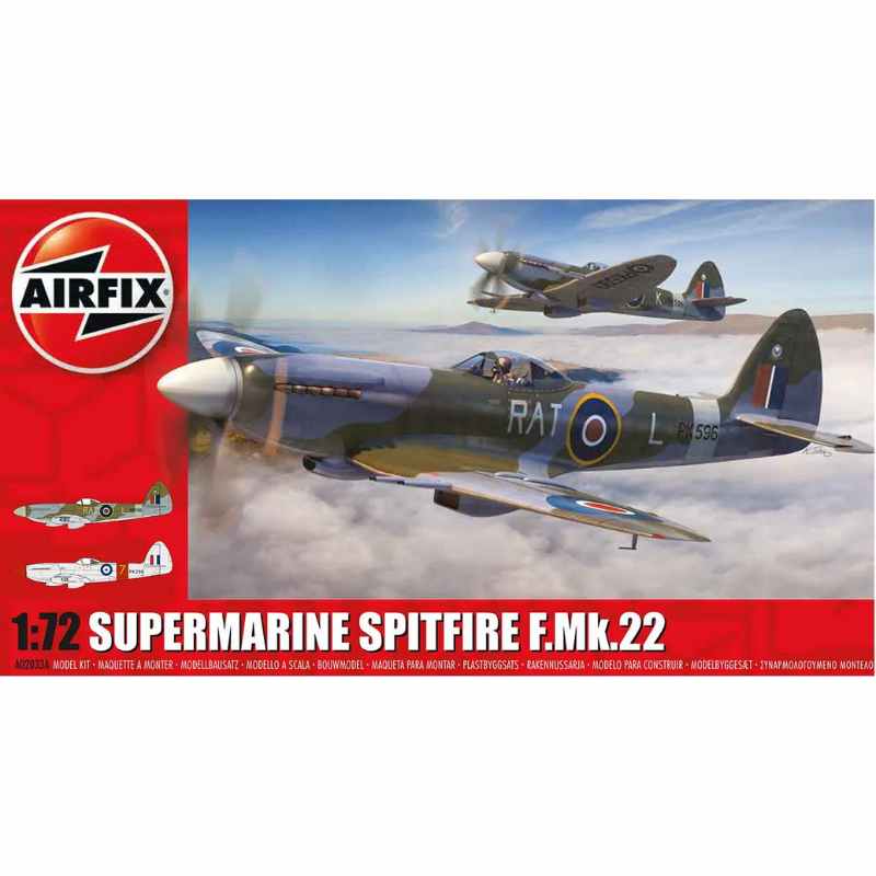 Airfix 1:72 A02033A Supermarine Spitfire F.Mk.22